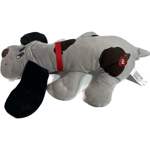 Hasbro 2019 Pound Puppy Stuffed Animal plush toy dog gray 18' - Picture 5 of 11